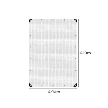 Manan Tarp Tarpaulin 200GSM Camping 4.9mx6.1m-2018816785121415170