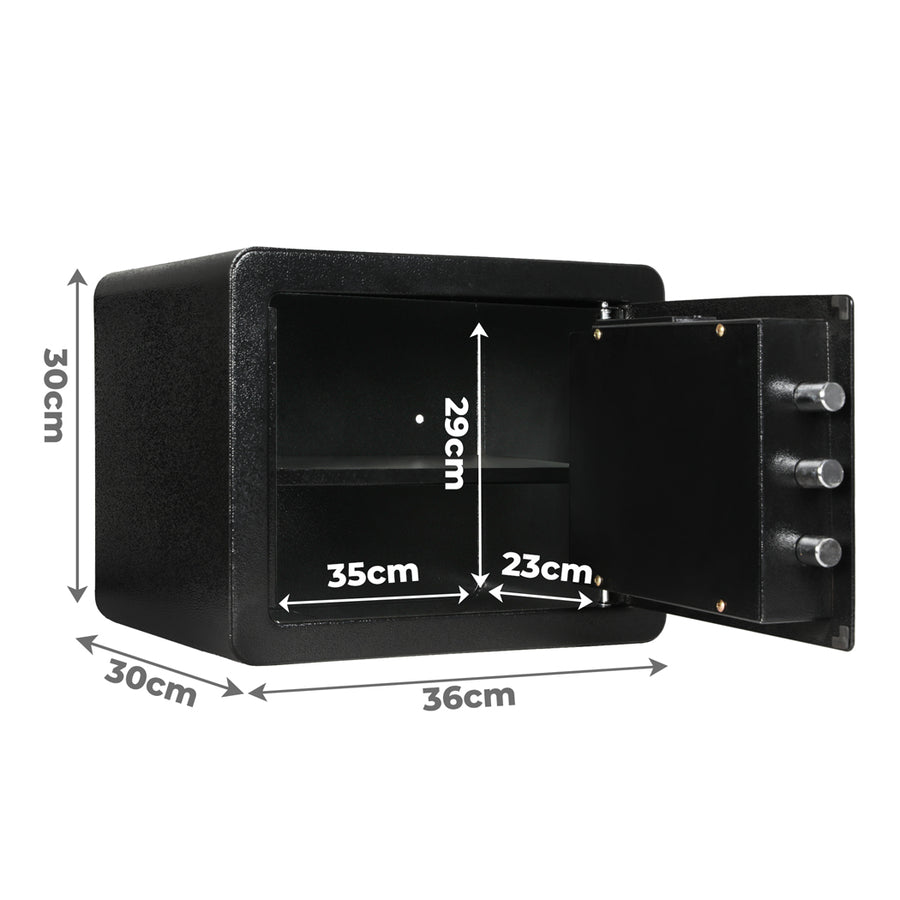 23.3L Digital Security Safe Box Fingerprint Key Lock-2006732906642411522