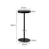 Side Table Round Tabletop Small Lightweight-2018816861885566978