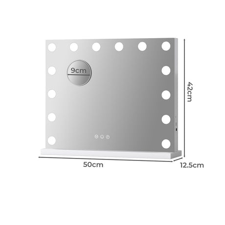 Yezi LED Vanity Makeup Mirror 42x50cm-1950770001208283138