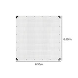 Manan Tarp Tarpaulin 200GSM Camping 6.1mx6.1m - Front View