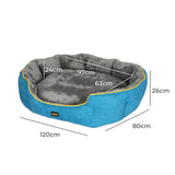 PaWz Electric Pet Heater Bed Heated XL Blue X-Large-2018816799696621570