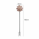 Garden Windmill Wind Spinner Metal Ornaments-2018816693261963266