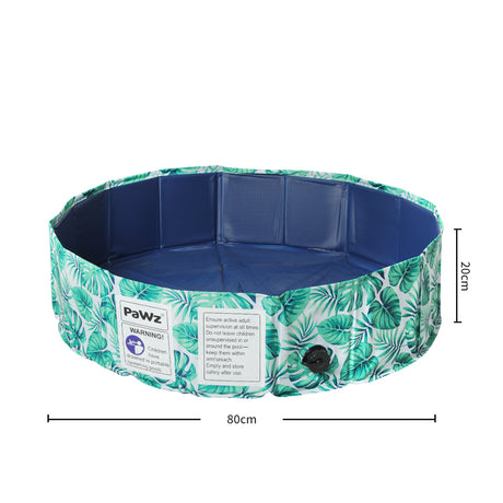 PaWz 80cm Pet Dog Swimming Pool Cat M Medium-1954802557037711362