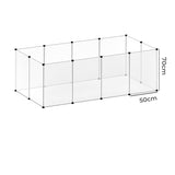 Pawz 12 Panels Guinea Pig Rabbit Puppy Playpen Fence - Front View