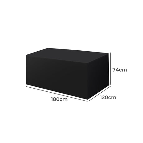 Marlow Outdoor Furniture Cover Garden Black 180CM-2006733110540111874