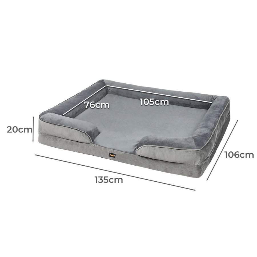 PaWz Memory Foam Pet Sofa Bed Cushion XXL XX-Large-2018816828834451458