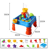 21pc Kids Sand Water Activity Play Table - Front View