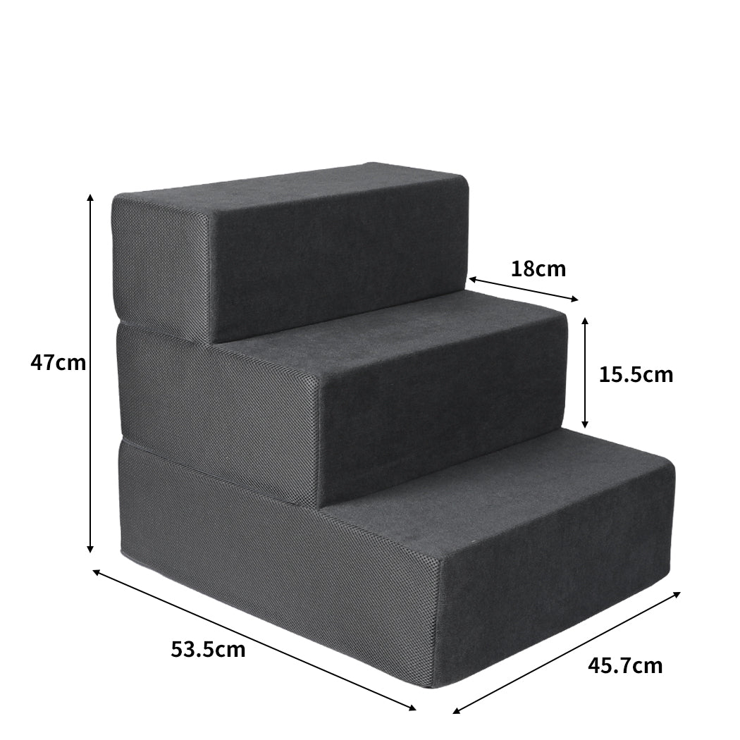 PaWz Multi-steps Dog Ramps For High Double 9KG-1954802526217965570