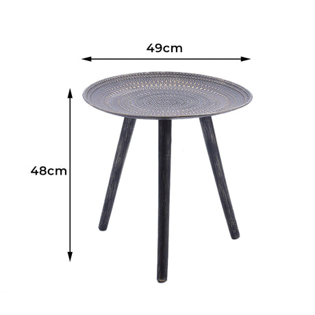 Levede Side Table Coffee Bedside End Bronze-2018816767928963074