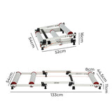 Spector Bike Roller Adjustable Bicycle White - Front View