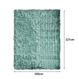 PaWz Dog Blanket Pet Cat Mat Puppy Warm Teal - Front View
