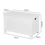 Levede Kids Toy Box Storage Chest Cabinet White-2006733038209339394