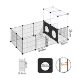 Pawz Guinea Pig Playpen Small Animal Cage DIY  Fence-2011971116020666370
