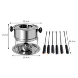 Toque Classic Fondue Set 12pcs Stainless-2006733054411935746