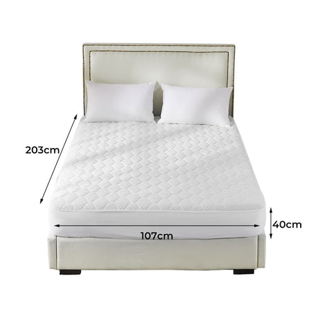 Dreamz Mattress Protector Topper Bamboo King Single-2006733085995044866