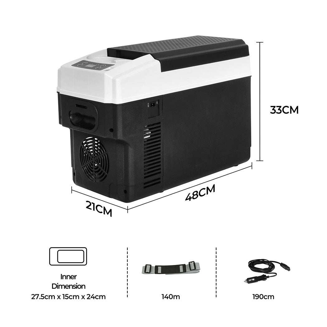 Spector Portable Car Fridge 12V Mini Refrigerator Freezer Camping Travel Cooler-2006732856738582530