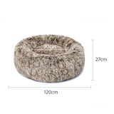 PaWz Pet Beds Dog Cat Soft Warm Kennel XXL Brown XX-Large - Front View