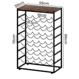 Levede 30 Bottles Wine Rack 6 Tiers Wine Shelves Holder-2018816794386632706
