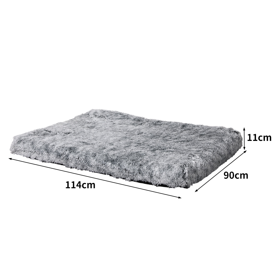 PaWz Dog Mat Pet Calming Bed Memory L Charcoal Large-1954802545960554498