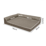 Pawz Orthopedic Dog Bed M Coffee - Front View
