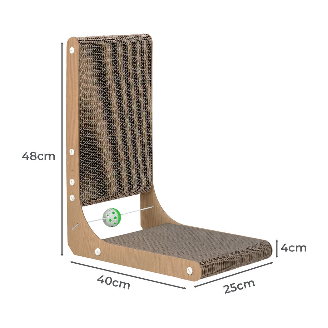 Pawz Cat L-Shaped Scratching Cardboard-2018816659187437570