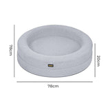 Pawz Pet Orthopedic Calming Bed Memory Foam Dog Sofa - Front View