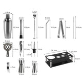 Cocktail Shaker Set Stainless Steel-2006732942008782850