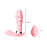 Urway Vibrator Wireless Control Clit Pink - Front View
