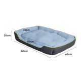 PaWz Pet Cooling Bed Sofa Mat Bolster Single - Front View