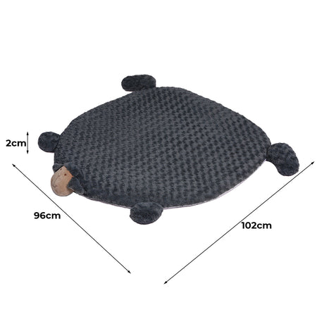 PaWz Pet Bed Cat Calming Beds Dog Squeaky L Charcoal Large-1954802524544438274