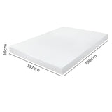 Dreamz Dual-Layer Memory Foam Mattress Topper 10cm - Front View