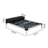 PaWz Pet Trampoline Aluminium Frame L Camoflauge Large - Front View