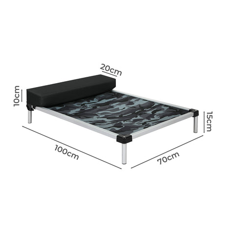 PaWz Pet Trampoline Aluminium Frame XL Camoflauge X-Large-1954802571482894338