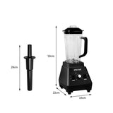 Spector 2L Commercial Blender Mixer Black - Front View
