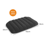 Pawz M Size Orthopedic Dog Bed with Sherpa Plush Removable Cover in Grey - Front View
