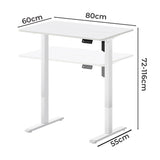Levede Electric Standing Desk Height Adjustable 80cm-2006733411863105538