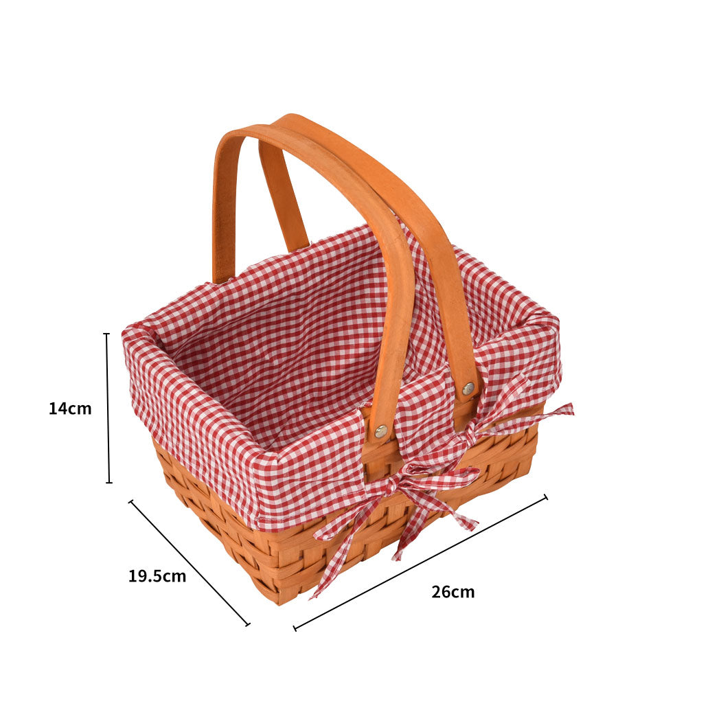 Picnic Basket Outdoor Baskets Deluxe-2006732947855642626