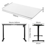 Levede Motorised Standing Desk Height 120cm White 800x 1.5MM-2018816927266377730