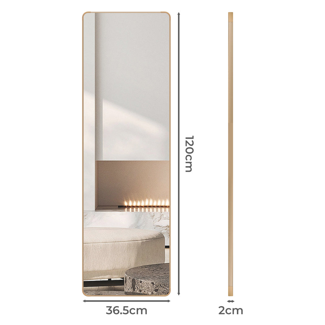 Yezi 120cm Wall Mounted Full Length Mirror Door Hanging-2006732897414942722