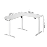 Levede Electric Standing Desk Table Adjustable Height - Front View