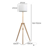 EMITTO Tripod Floor Lamp Wooden Modern Natural-2018816820777193474