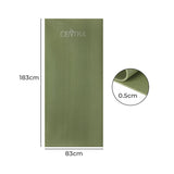 Centra Yoga Mat Non Slip 5mm Exercise Green-2018816723859410946