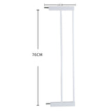 Levede Baby Safety Gate Adjustable Pet White 10cm Extension-2018816606041411586