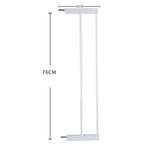 Levede Baby Safety Gate Adjustable Pet White 10cm Extension-2018816606041411586