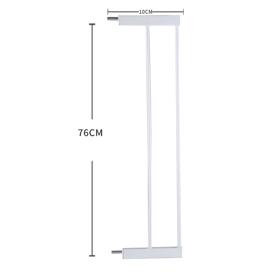 Levede Baby Safety Gate Adjustable Pet White 10cm Extension-2018816606041411586
