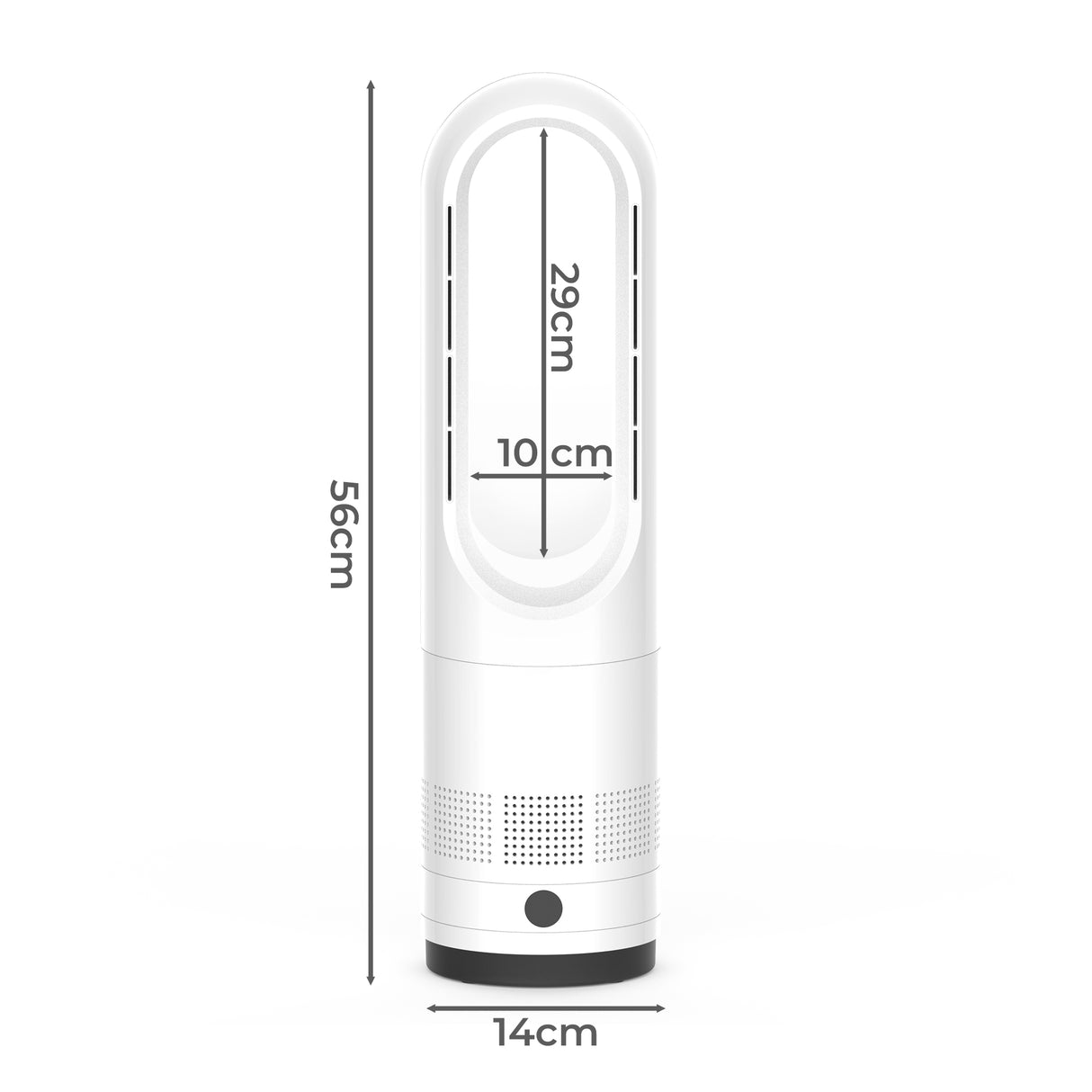 Spector Bladeless Tower Fan 2 In 1 Cooler & Heater Fan-2018816851404001282