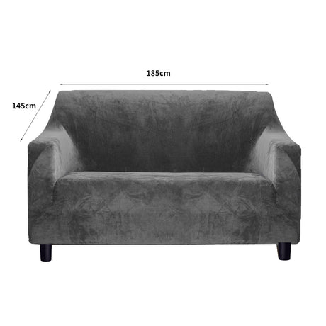 Marlow Sofa Covers 2 Seater High Stretch Grey-1954802341286907906