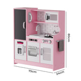 Bopeep Kids Kitchen Set Wooden Pretend Play Cooking Toy - Front View