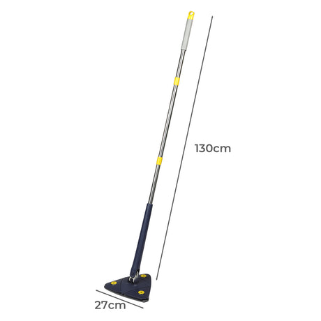 Cleanflo Cleaning Mop Dry Wet Triangle Blue-2018816663532736514